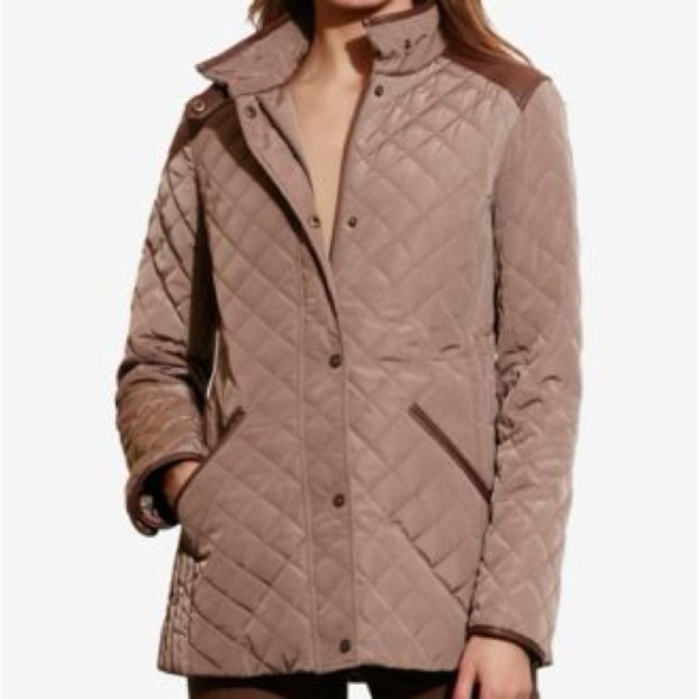 Ralph Lauren Quilted Brown Puffer Jacket